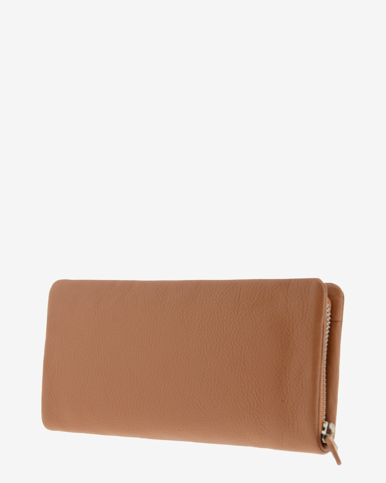 Adapell Lettera 4235 portafoglio grande donna marrone nappa