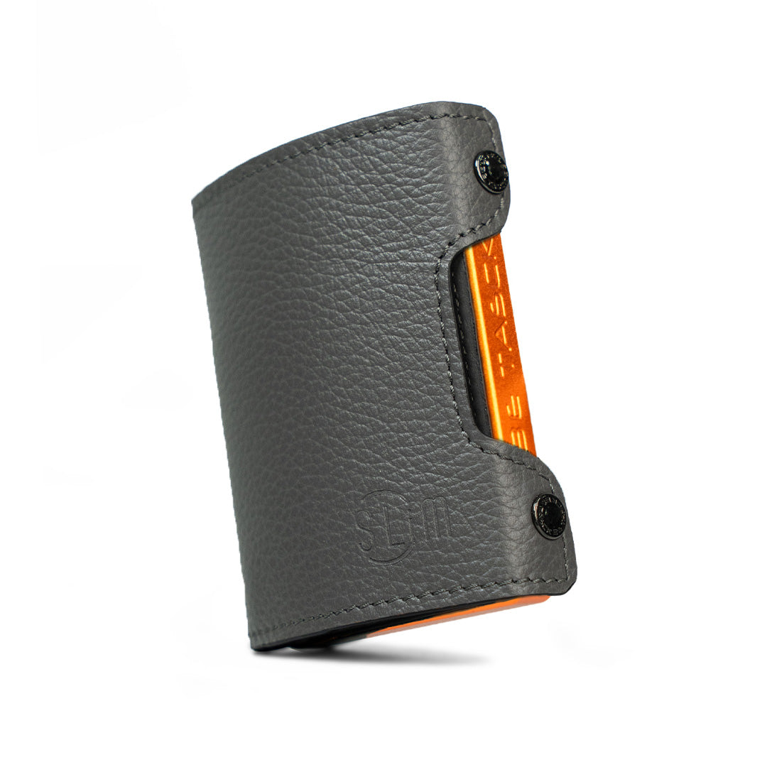 SLim Be Tasck portafoglio bottalato grigio frame nero
