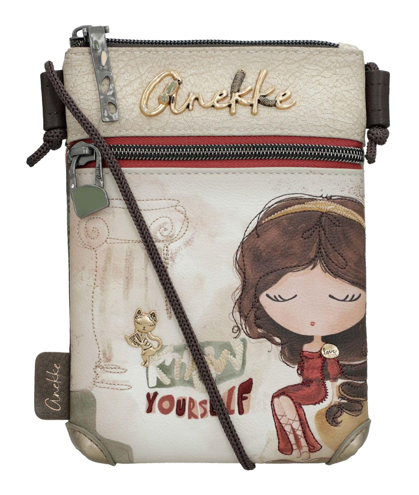 Anekke Muse Mini Borsa Tracolla Donna Stampa Grecia