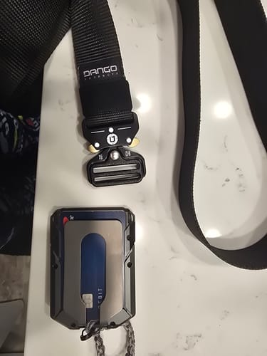 Dango Belts Spec-Ops cintura tattica nylon fibbia Cobra nera