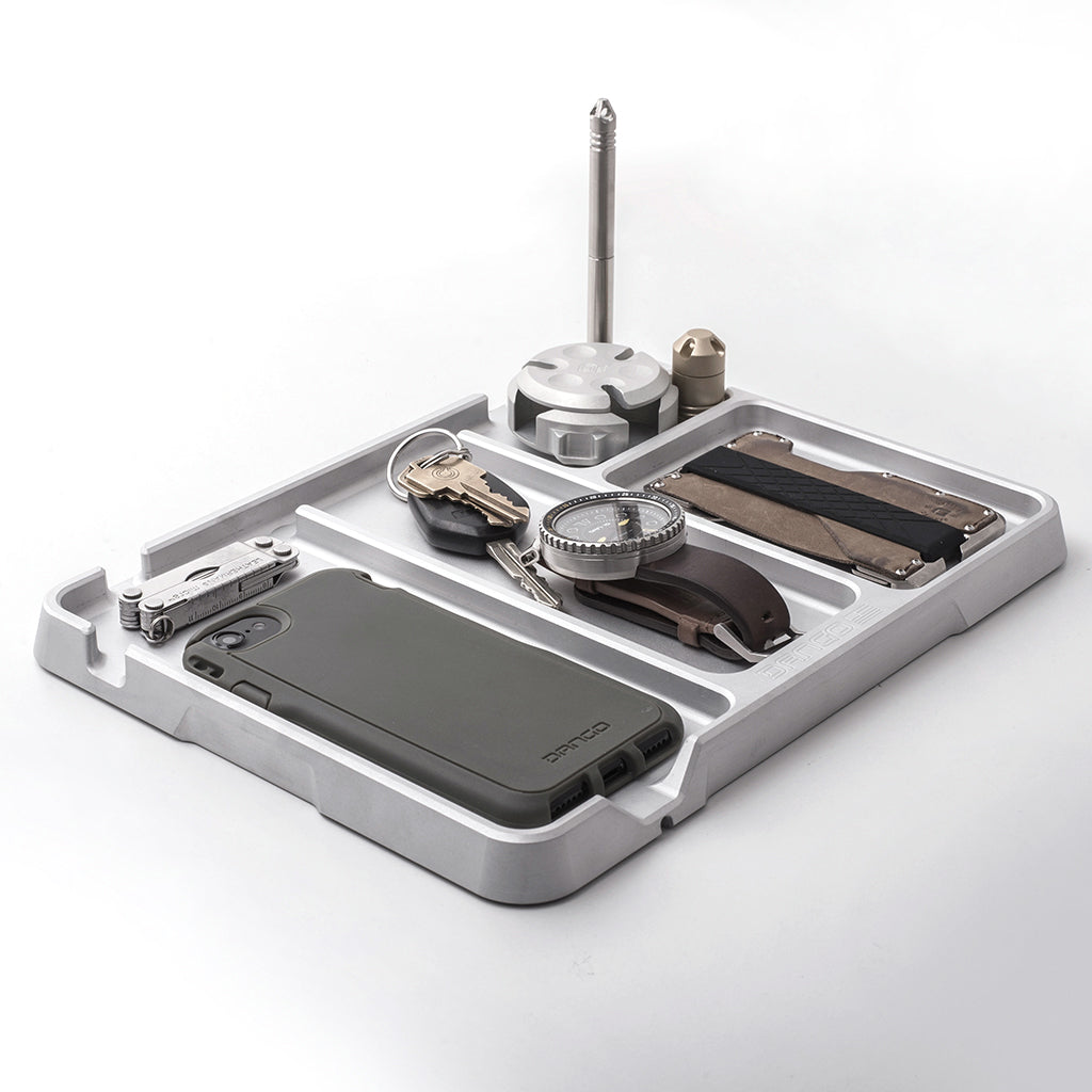 Dango EDC Tray vassoio alluminio svuotatasche grigio