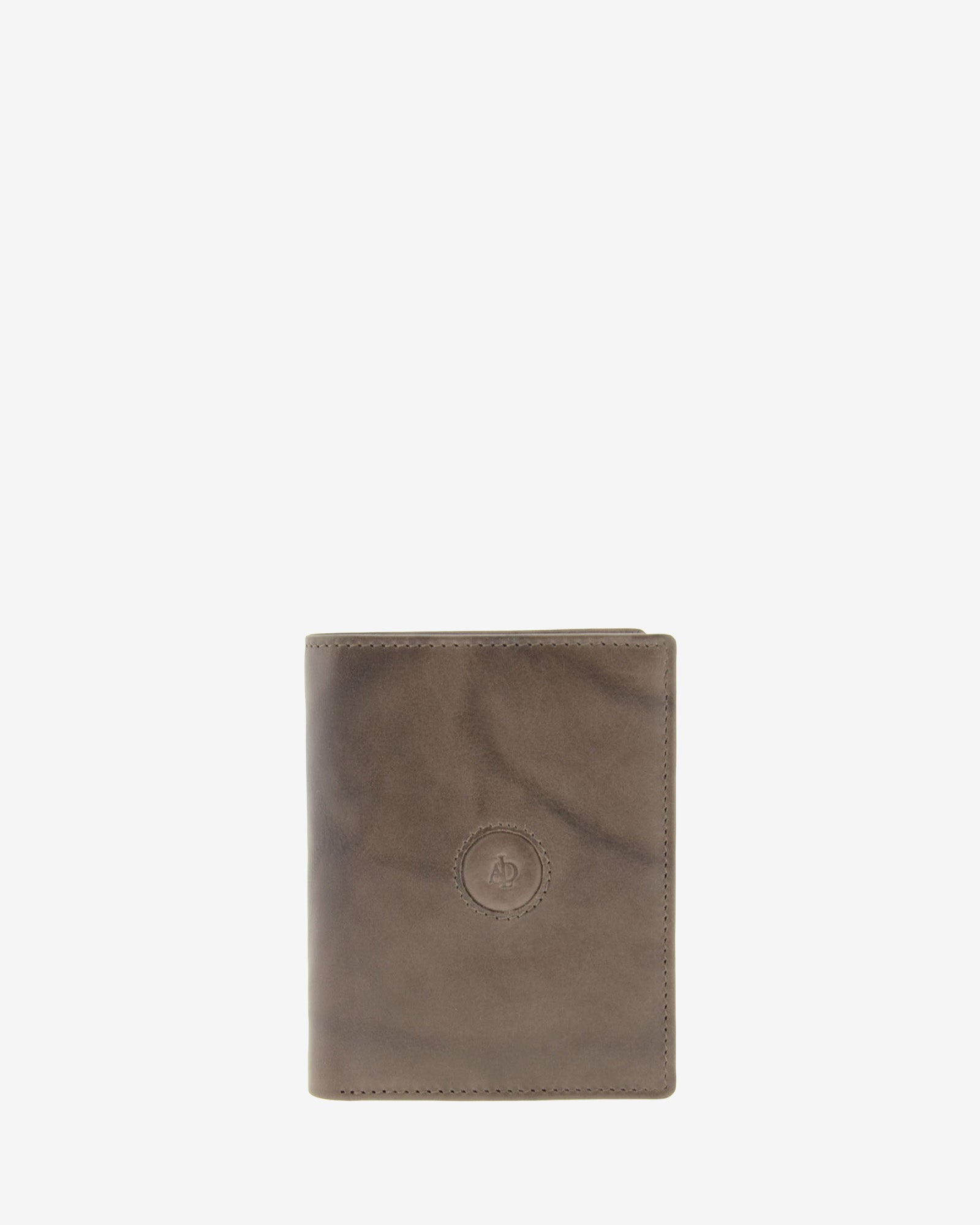 Adapell Root 1592 portafoglio pelle grigio RFID sottile