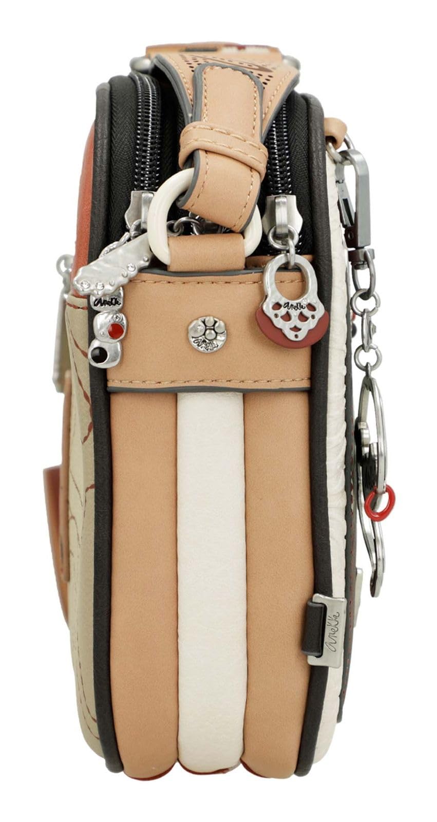 Anekke Alegria borsa a tracolla 3 scomparti 26 cm