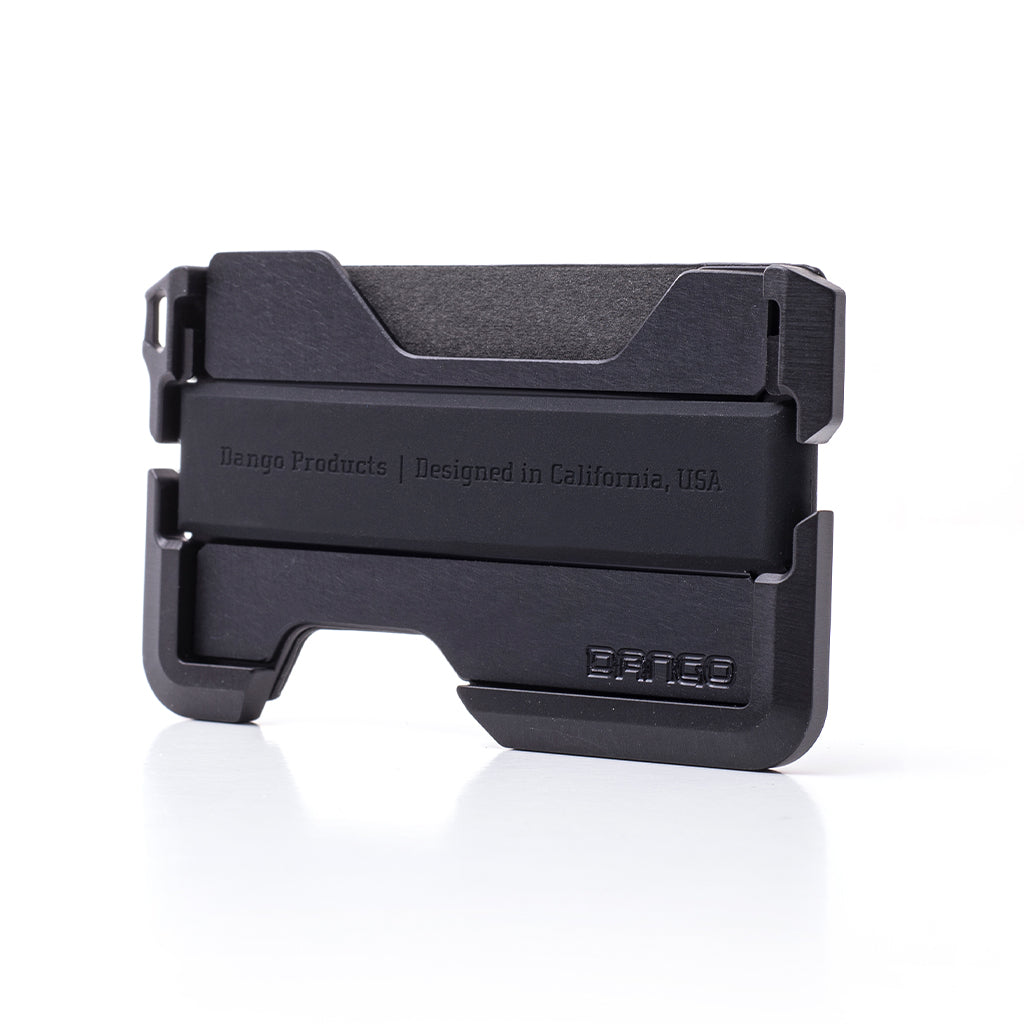 Dango D01 Dapper Portafoglio alluminio nero 12 carte