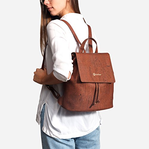 Corkor Bags zaino sughero rosso vegan tracolla