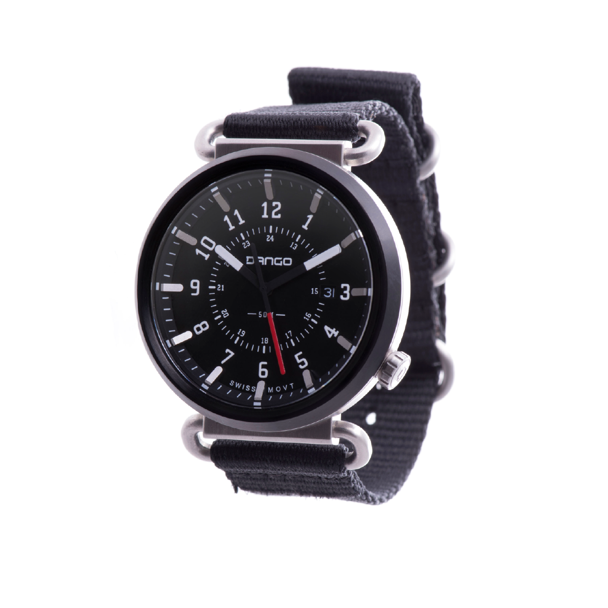 Dango TK-01 orologio outdoor quarzo nylon nero 45mm