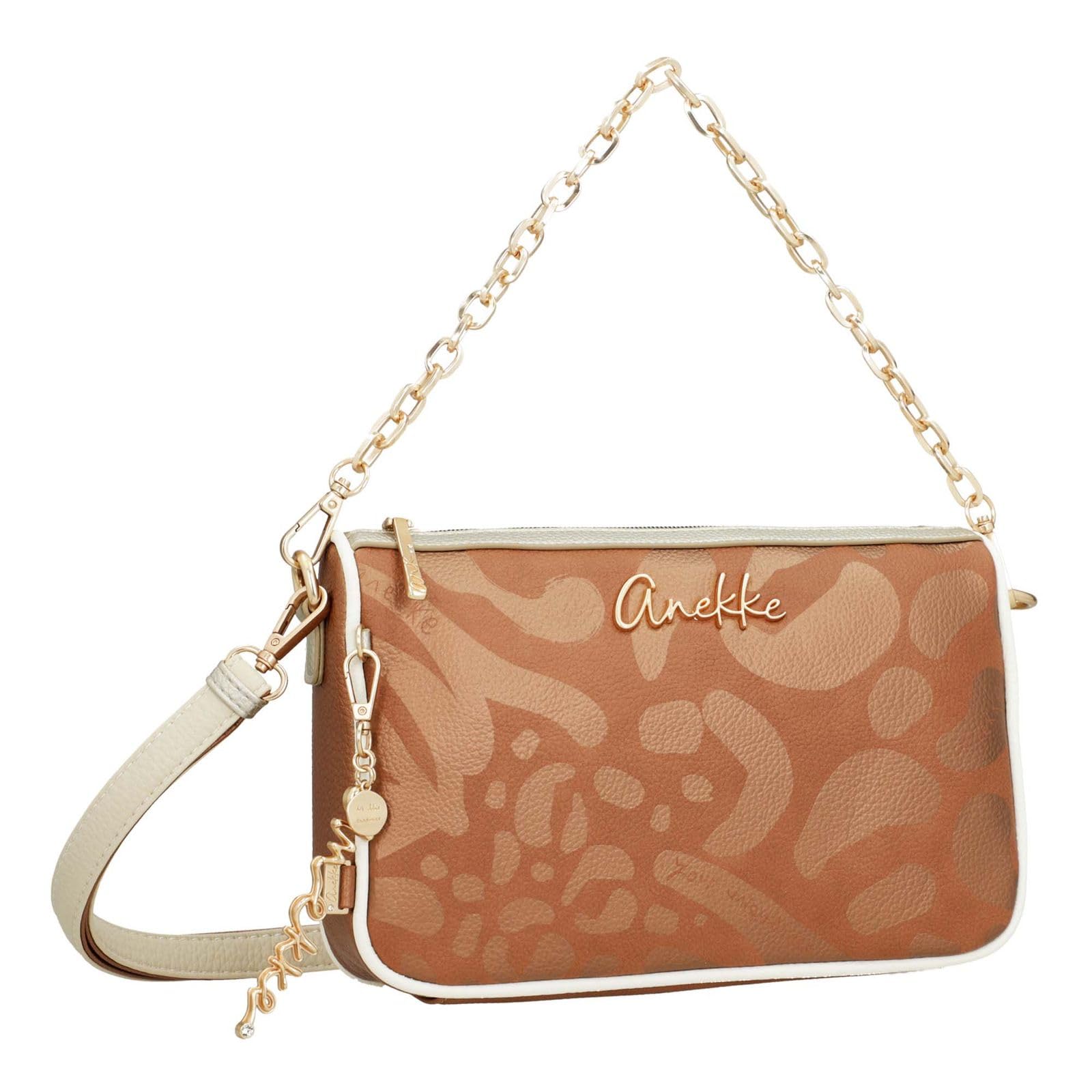 Anekke Essentials Borsa a Tracolla Corallo con Stampa