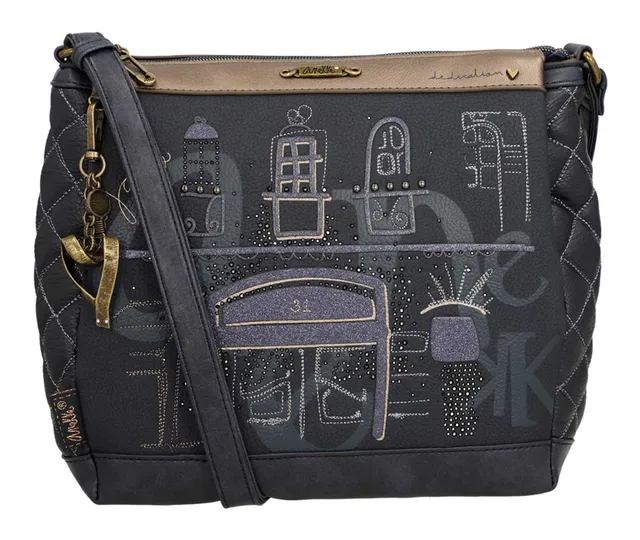 Anekke Boutique tracolla borsa a tracolla stampa elegante