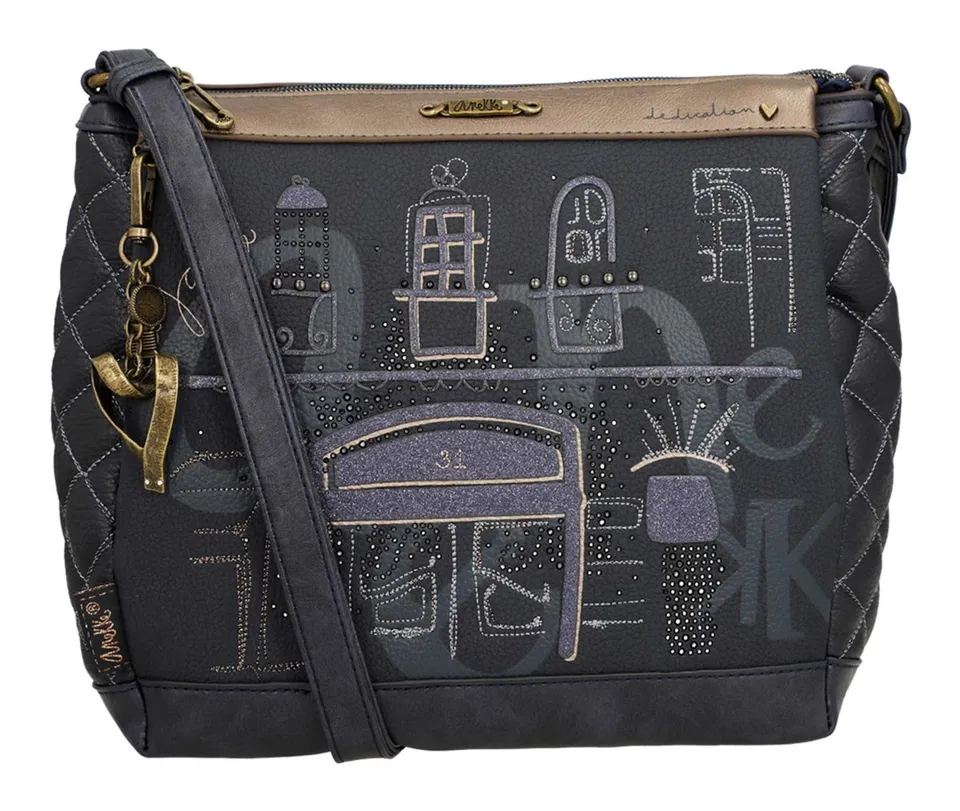 Anekke Boutique tracolla borsa a tracolla stampa elegante