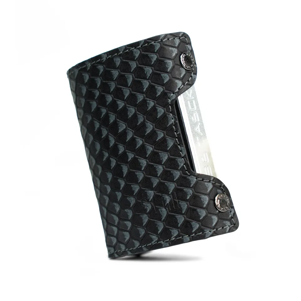 SLim Be Tasck portafoglio pelle stampa Squalo Blu