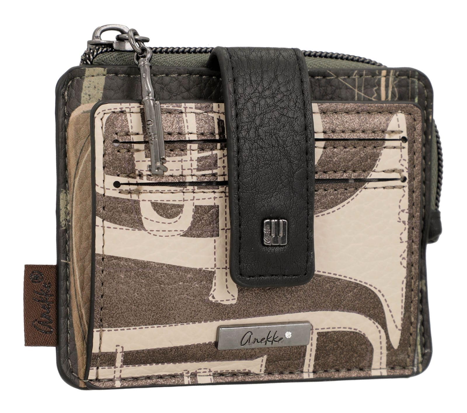 Anekke Melody Portatessere Piccolo con Zip Monete