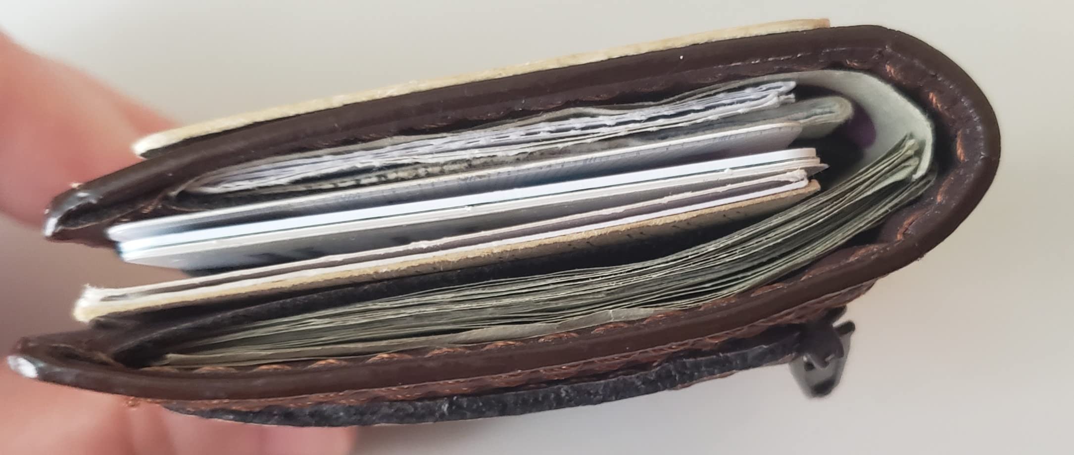 Corkor Wallets Portafoglio Uomo Slim Sughero RFID Marrone
