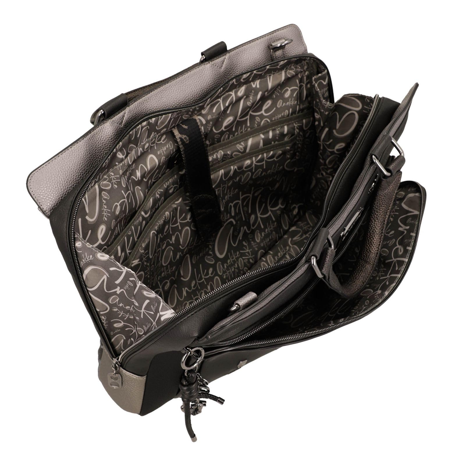 Anekke Iron Borsa Ufficio Laptop 41 cm Nero Multicolor