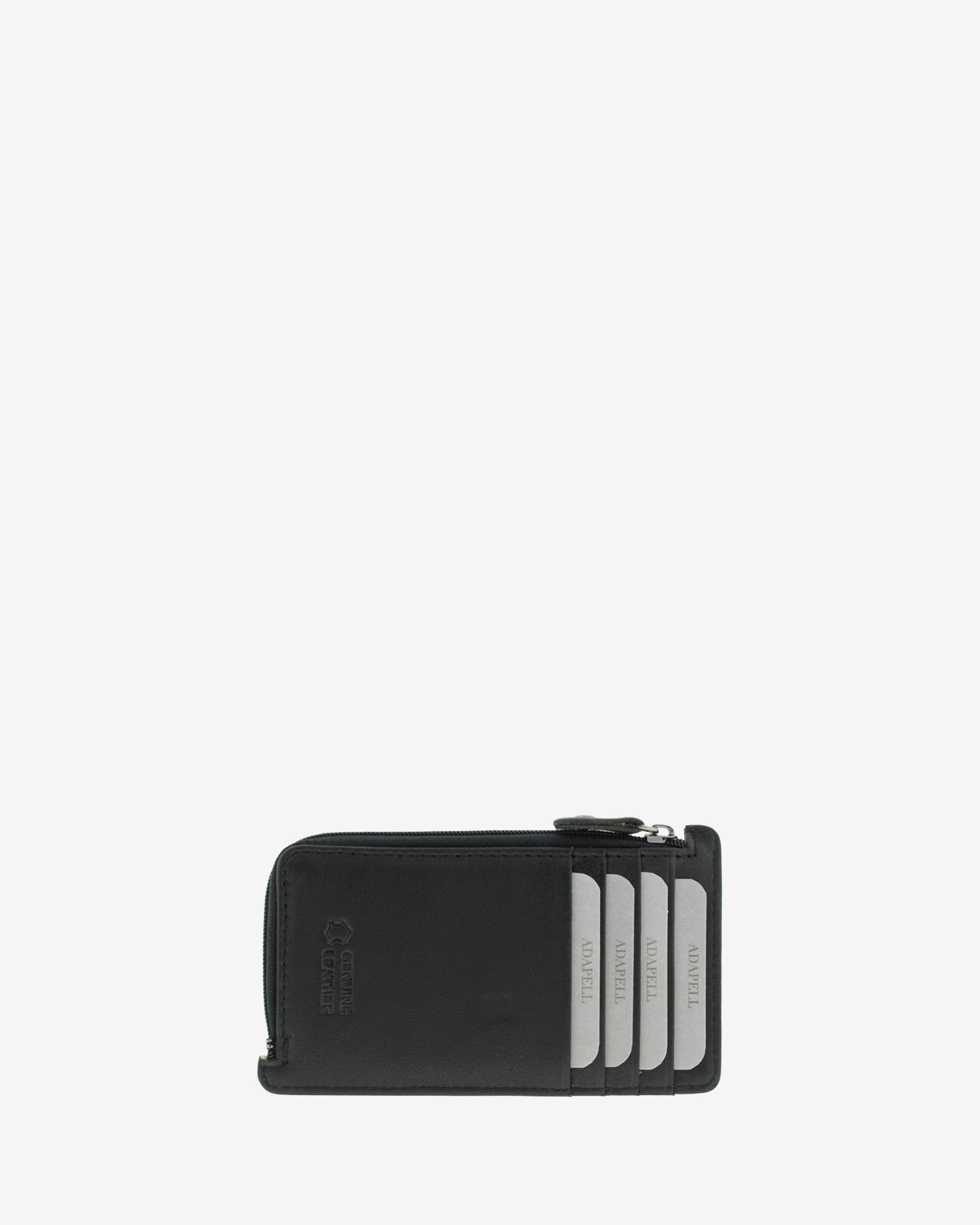 Adapell 8062 portacarte slim pelle 6 carte zip