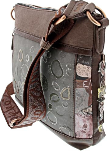 Anekke Core borsa a tracolla media 3 scomparti 27x25x8