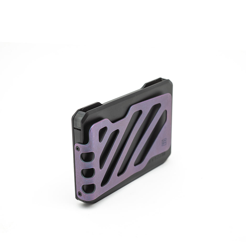 Dango SK1 Burple fermasoldi titanio clip nero 6 carte slim
