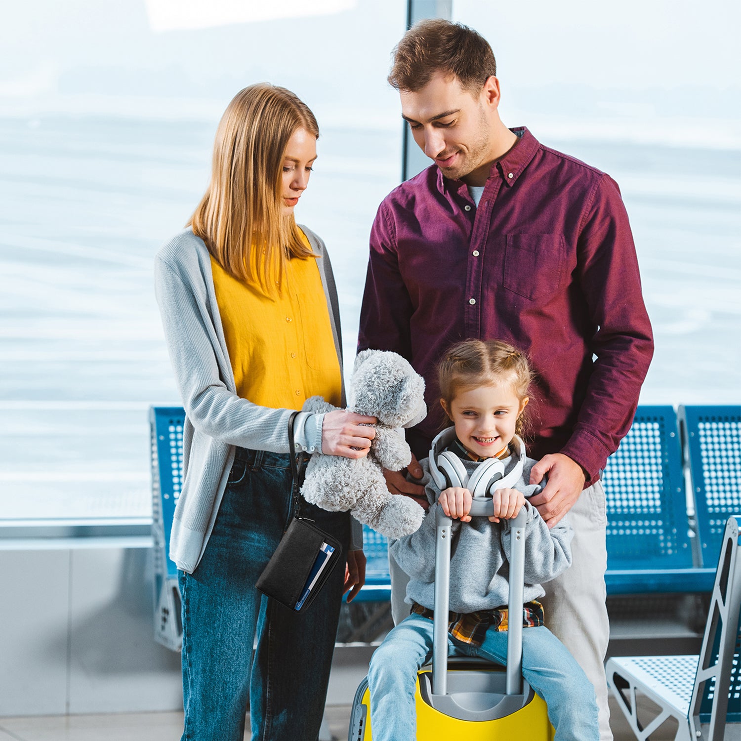 VULKIT VPW112 Portapassaporto Nero RFID da Viaggio
