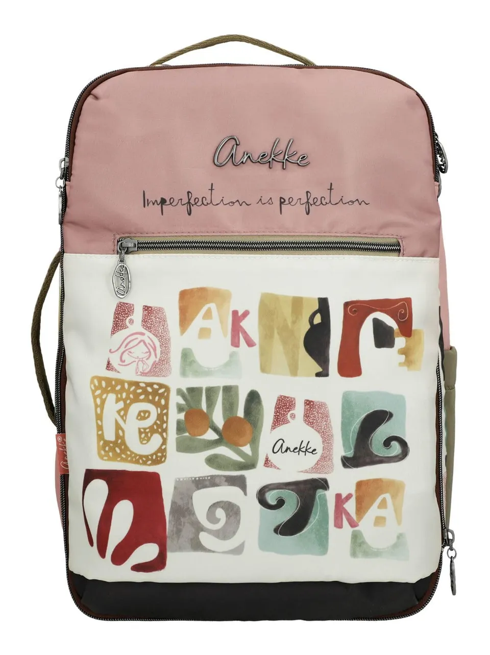 Anekke Amphora Zaino Viaggio Donna Stampa Argilla