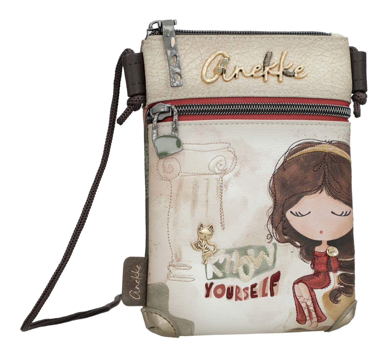 Anekke Muse Mini Borsa Tracolla Donna Stampa Grecia