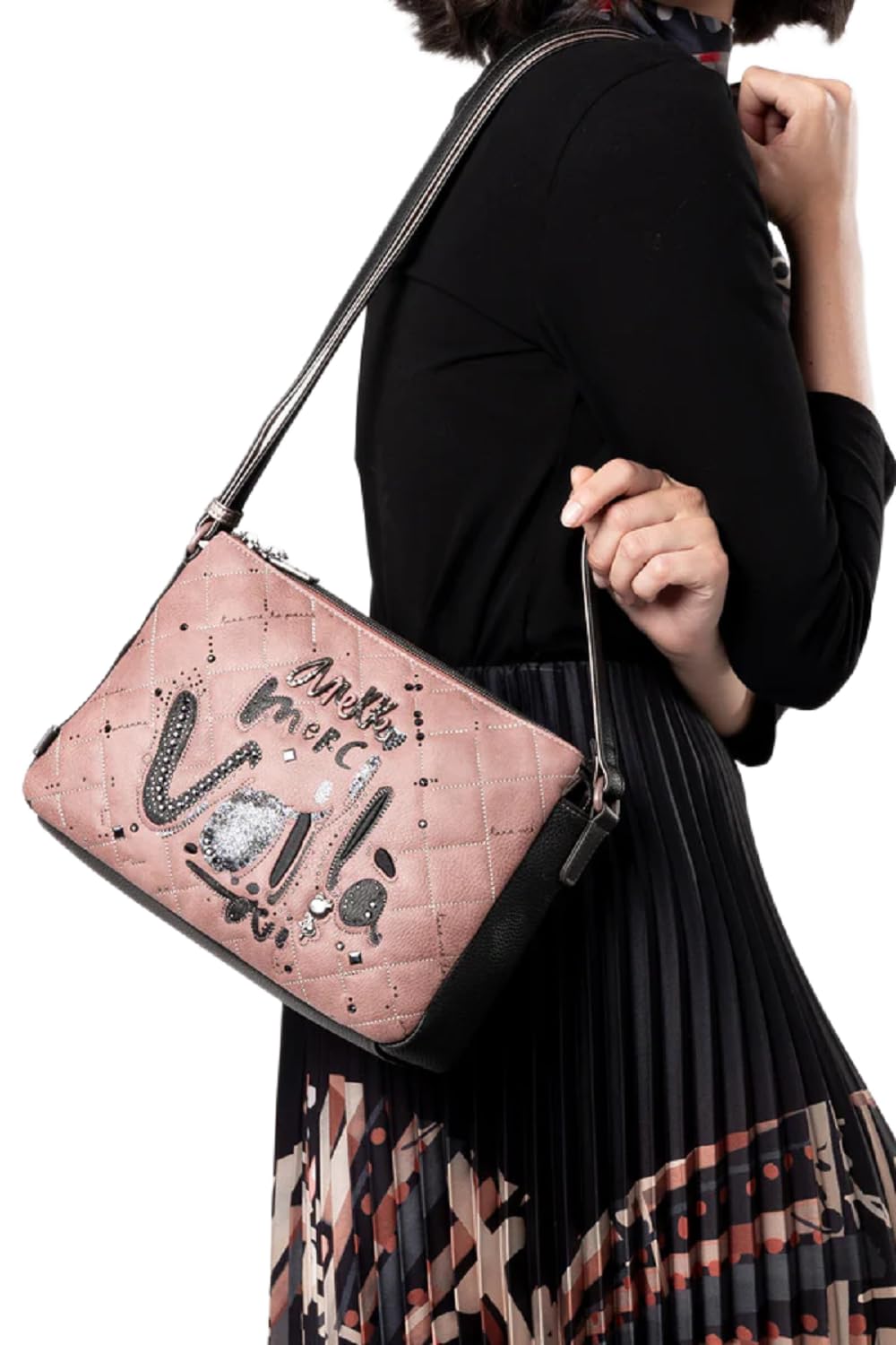 Anekke Parisian 3 Scomparti Borsa Tracolla Fantasia
