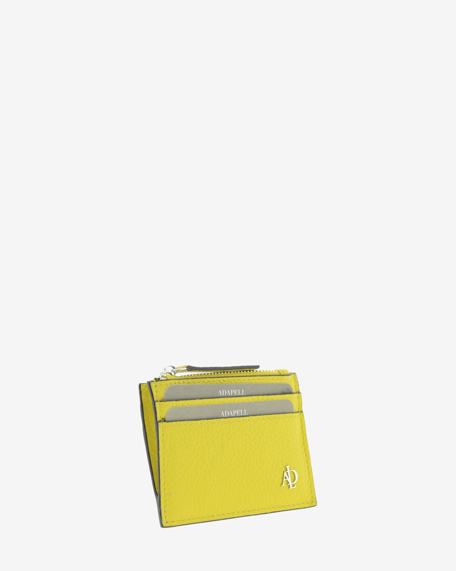 Adapell Nude portacarte pelle talpa con zip 4 carte RFID