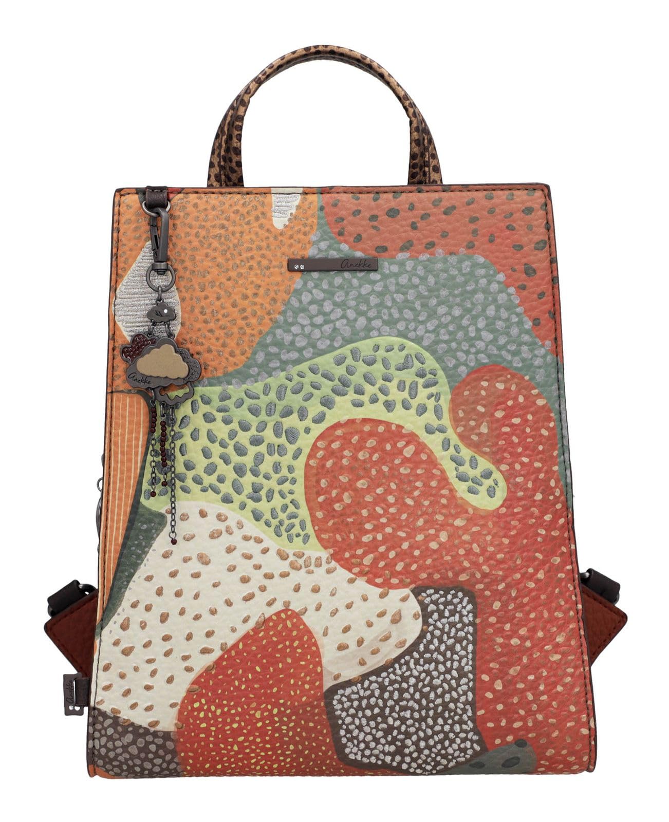 Anekke Odyssey zaino quadrato multicolore 25x29x9 cm
