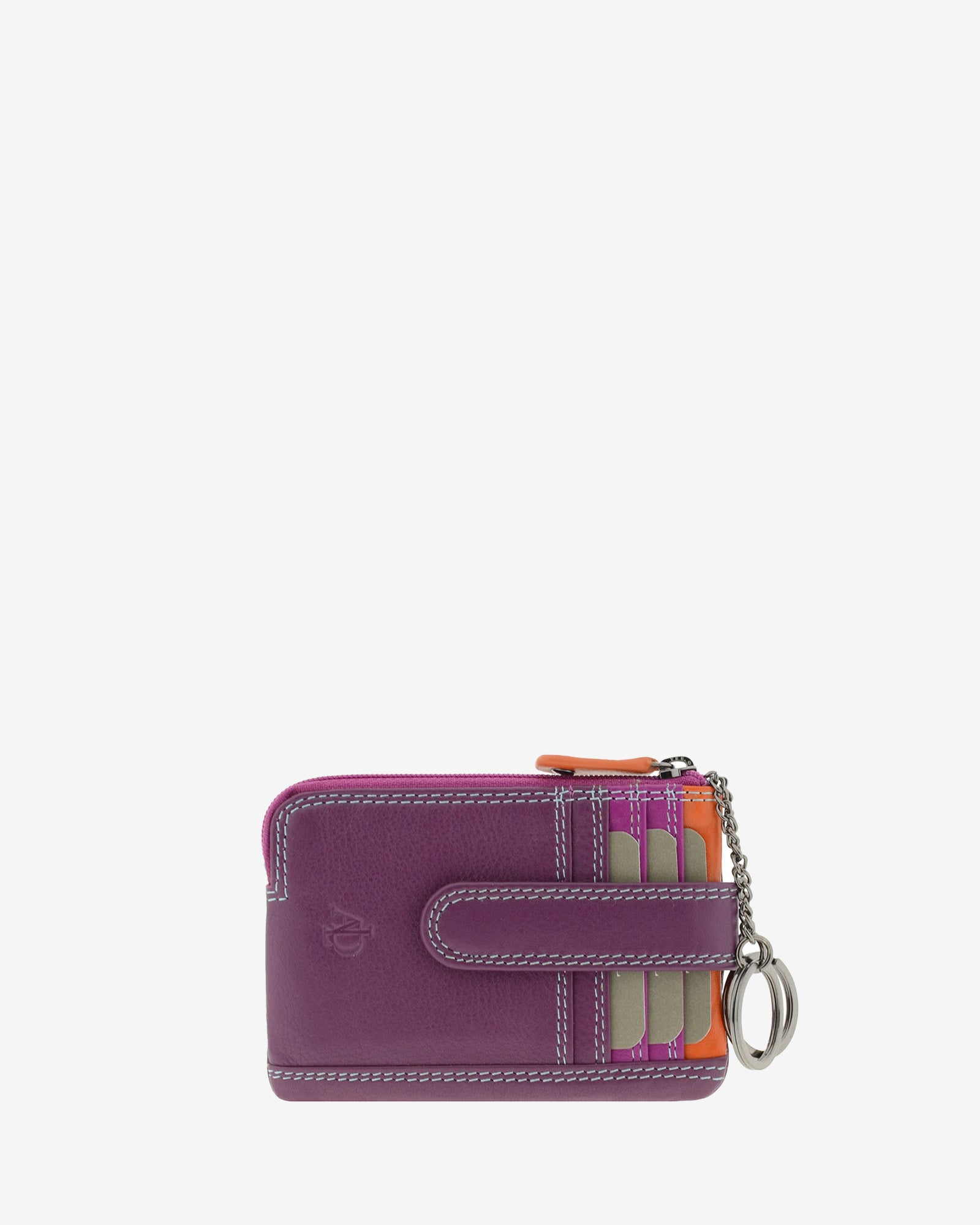 Adapell 8036-C portamonete portacarte donna Nero doppia zip