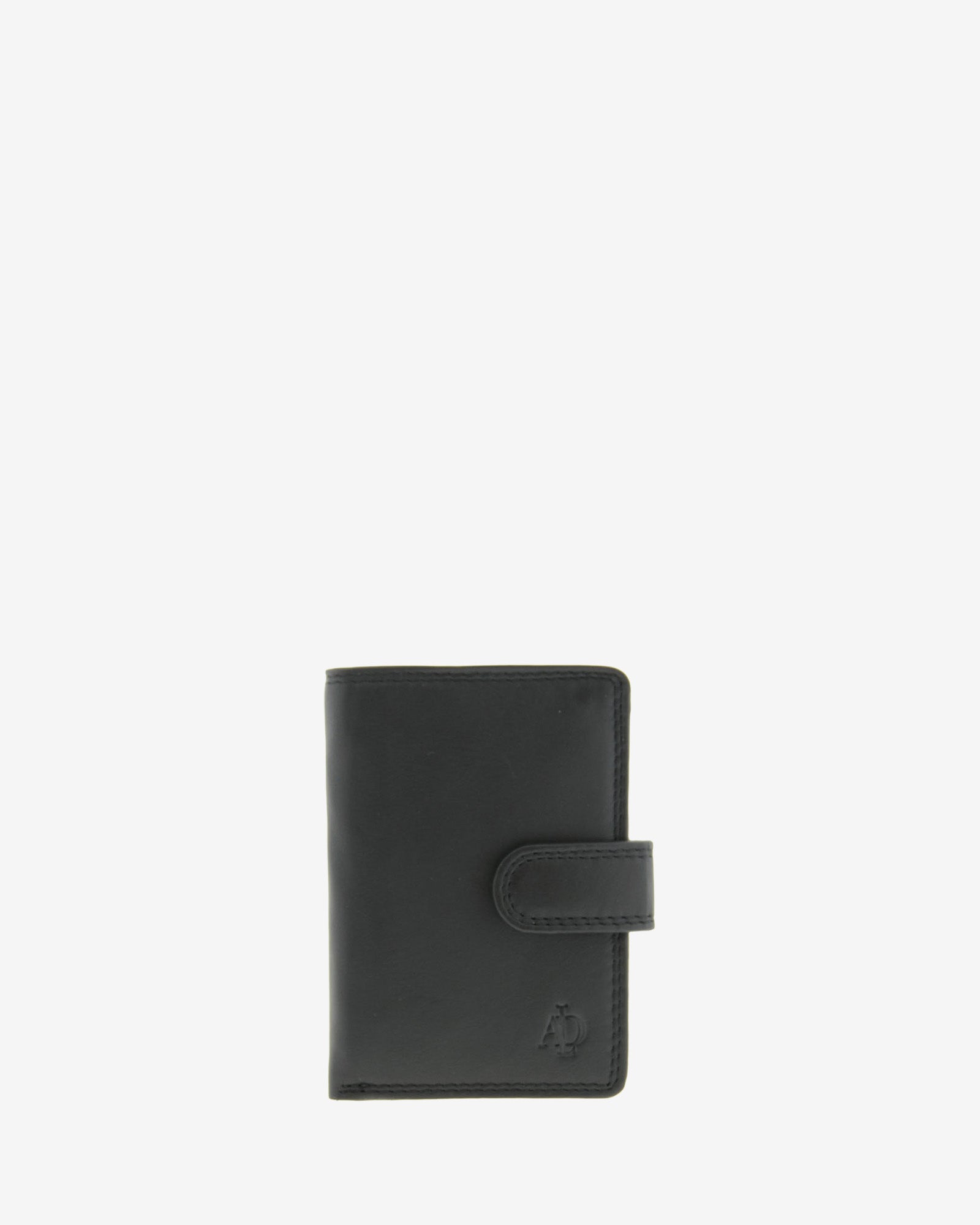 Adapell 8057 Portacarte Verticale Nero 20 Carte Pelle