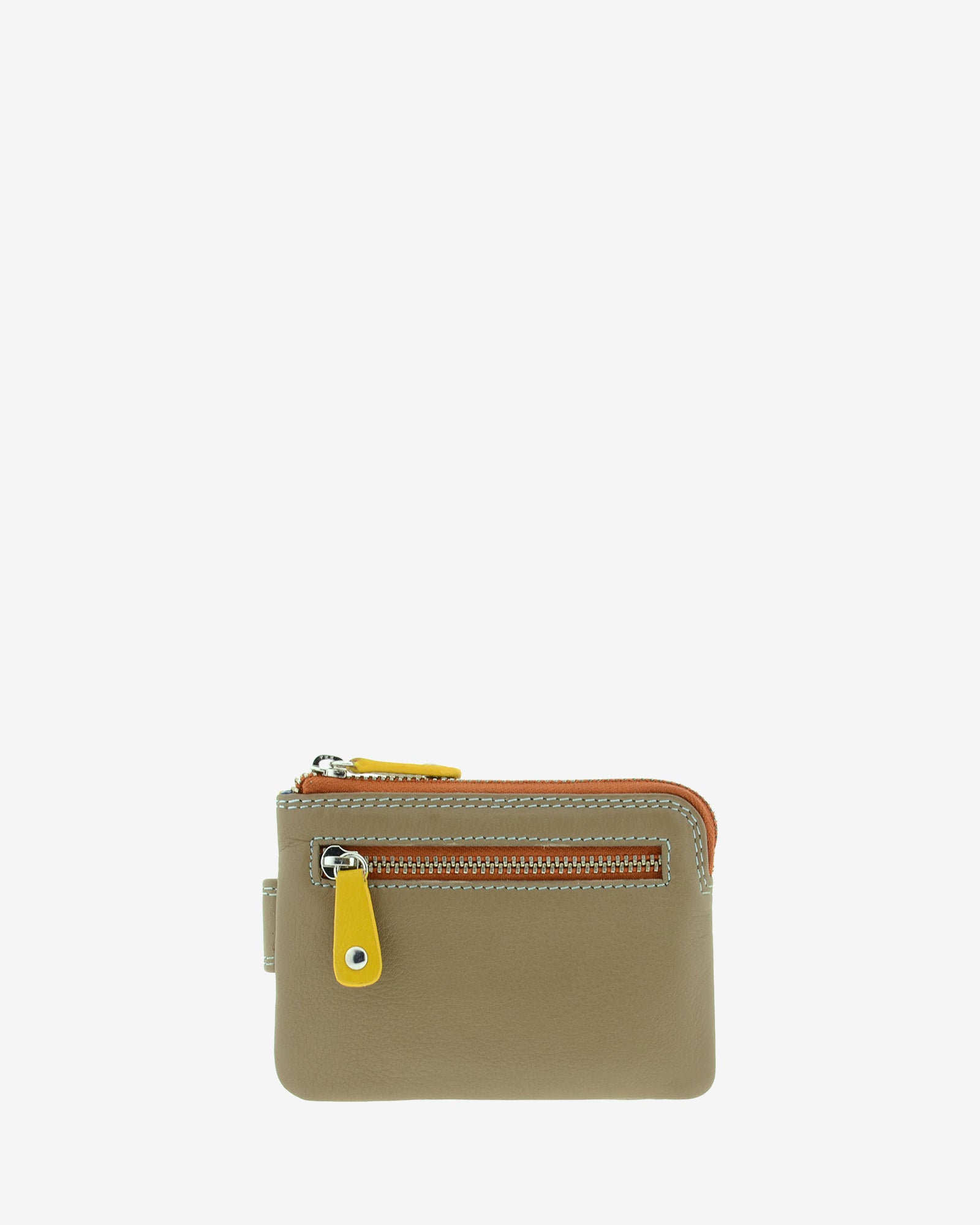 Adapell Asimetric 8036-C portamonete pelle topo doppia zip