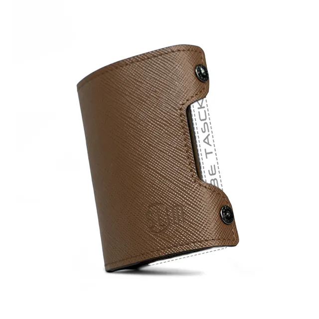 SLim Cover Pelle Be Tasck Saffiano Marrone