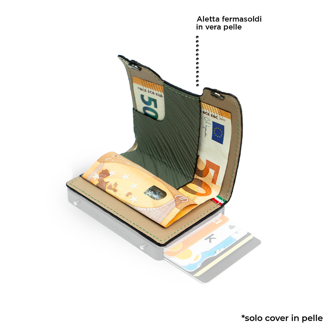 SLim Cover Pelle Be Tasck Epi Salvia Custodia Telefono