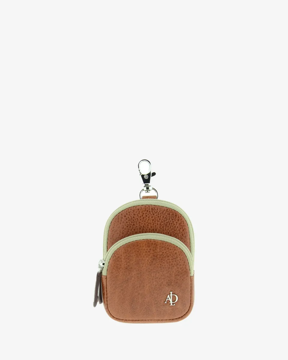 Adapell Básicos 8077-V portamonete pelle marrone