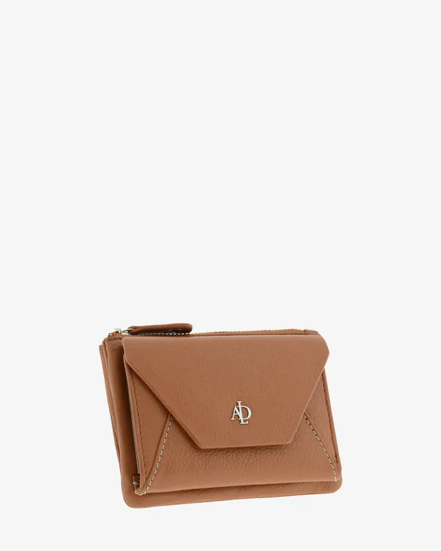 Adapell Lettera 4237 portafoglio piccolo donna Marrone 6 carte