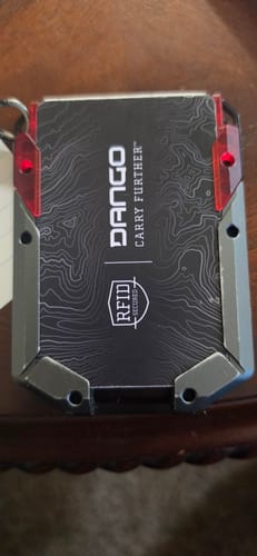 Dango M4 Rail Prongs binari portafoglio arancione polimero