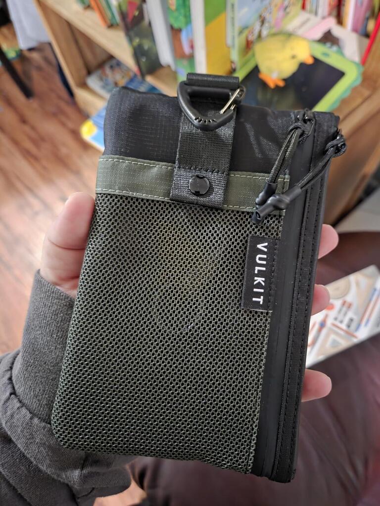 VULKIT VB112 pochette viaggio nera RFID nylon impermeabile