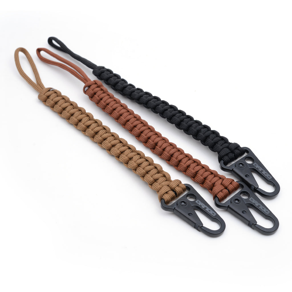 Dango Cords Tether cordino paracord Jet Black 550 cobra weave
