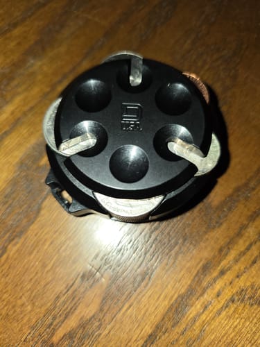 Dango Coin Capsule portamonete Jet Black alluminio + tether