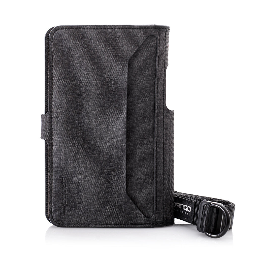 Dango P02 Pioneer portafoglio viaggio nero DTEX porta passaporto
