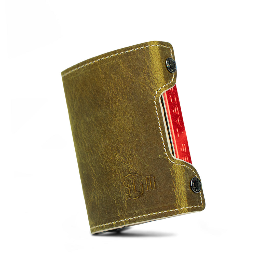 SLim Be Tasck portafoglio Crazy Horse Sole Frame Nero