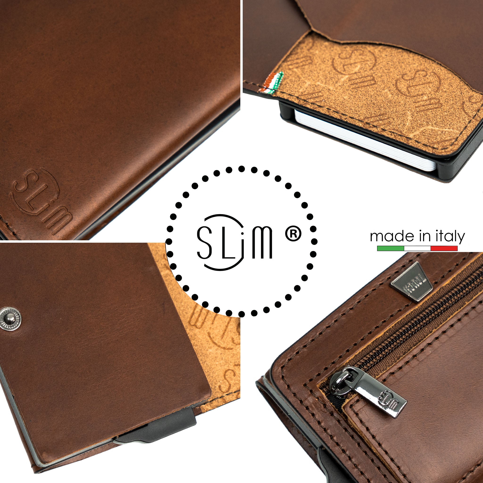SLim Touch Portafoglio Crazy Horse Cerato RFID