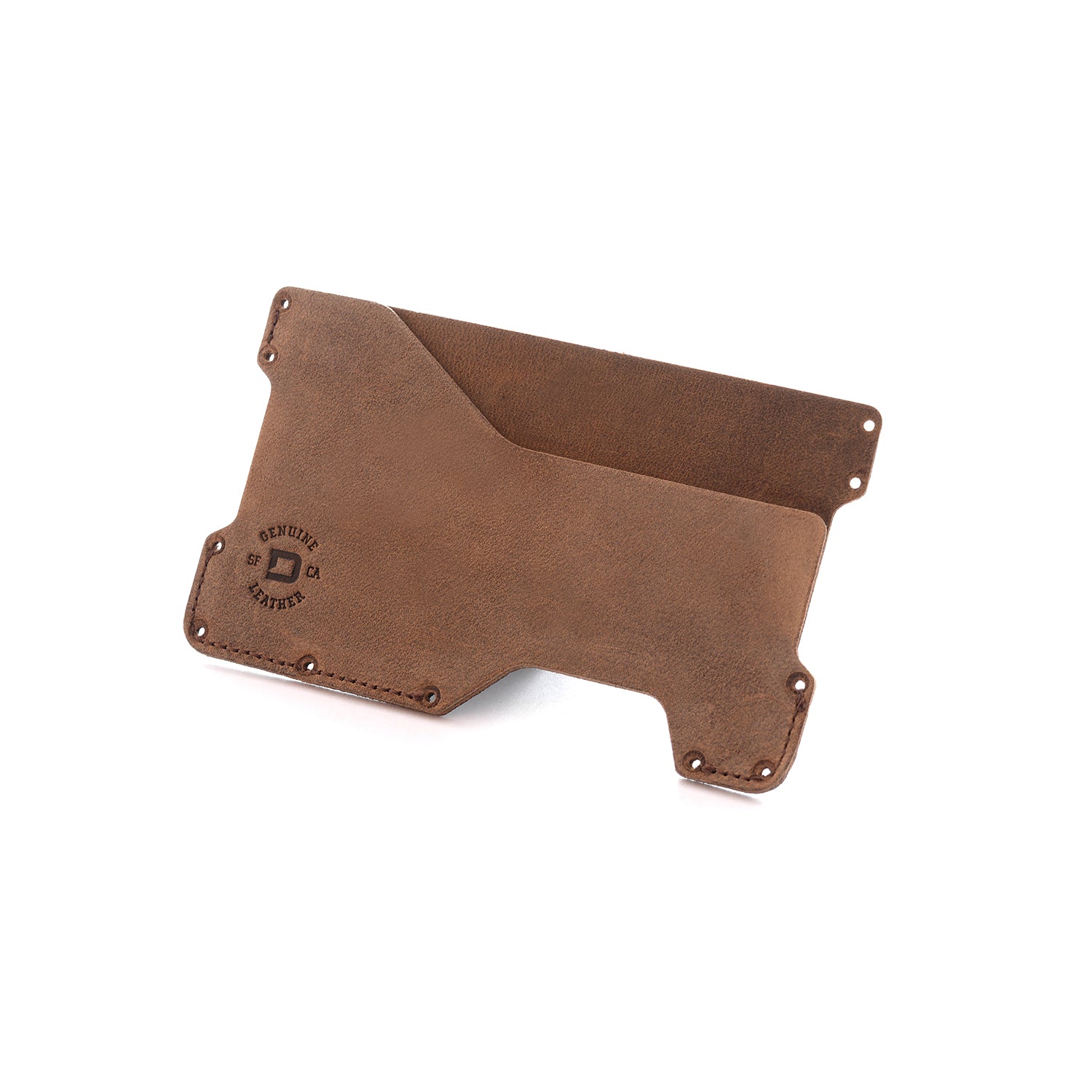 Dango Horizontal tasca pelle orizzontale Whiskey Brown 4 carte