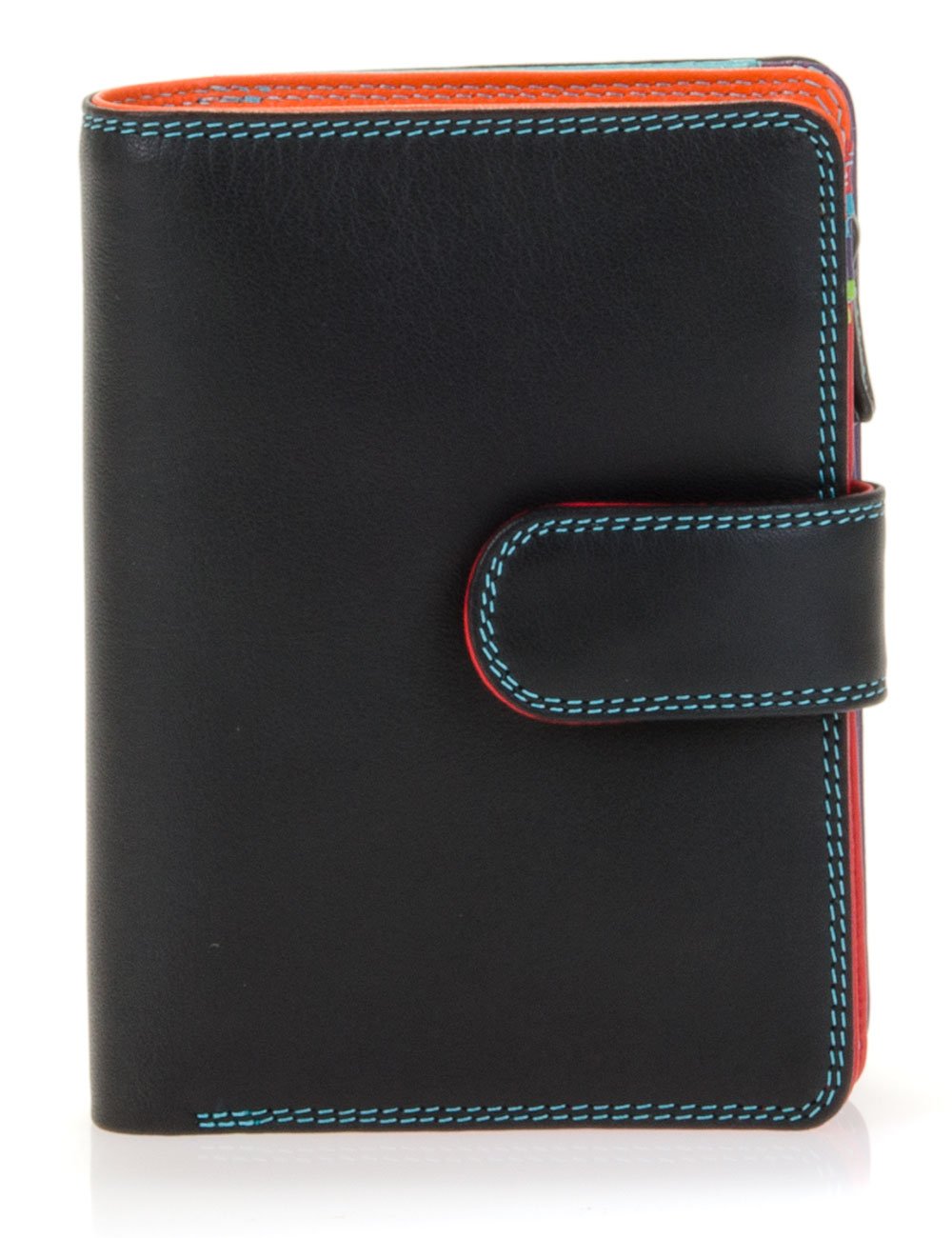 Mywalit Milano Portafoglio Multicolore 13x9 cm Pelle