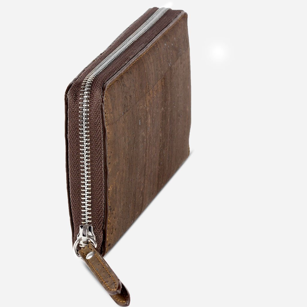 Corkor Wallets portafoglio donna sughero marrone RFID