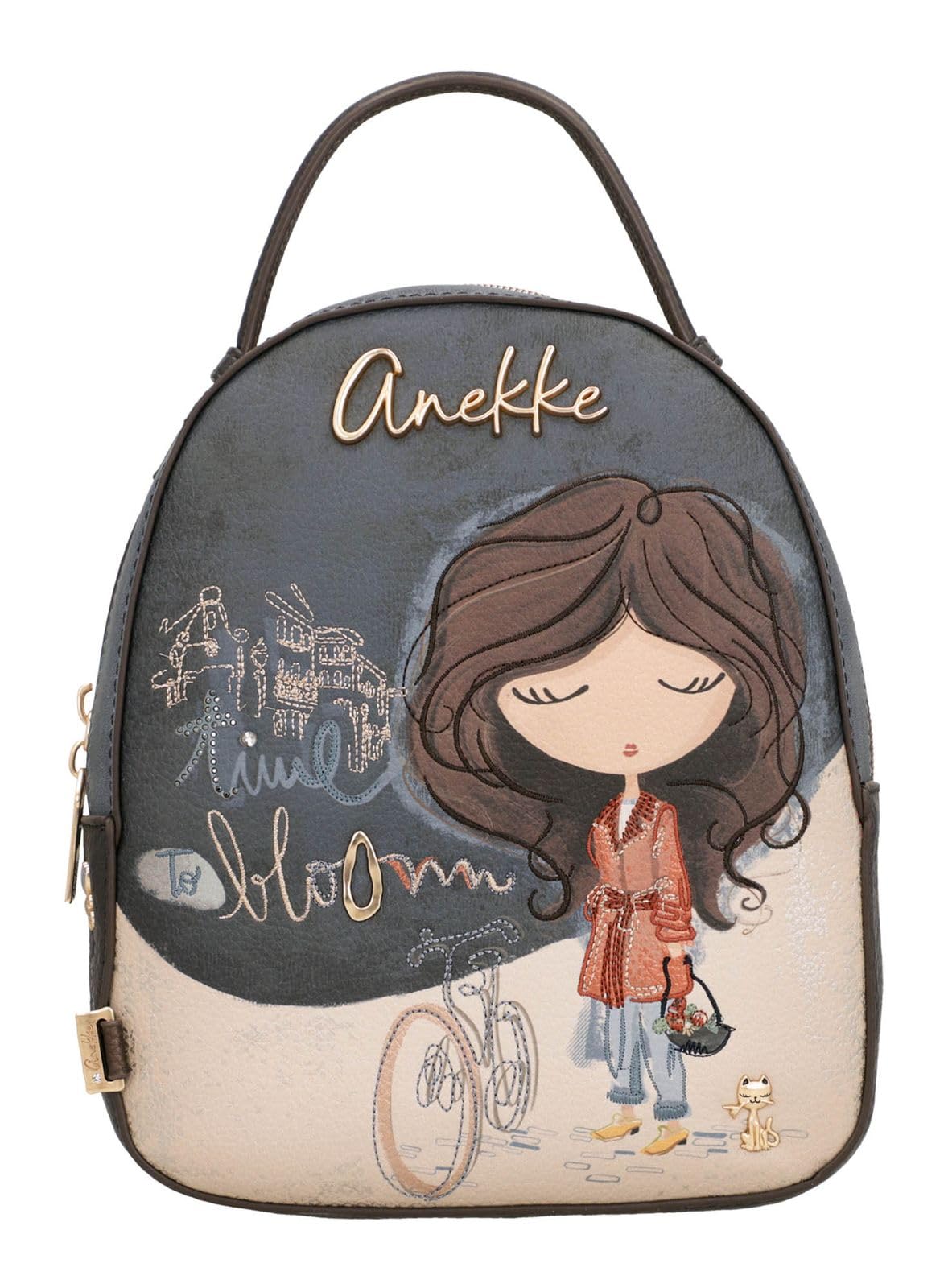 Anekke Tulip Zaino Piccolo con Tasca Posteriore