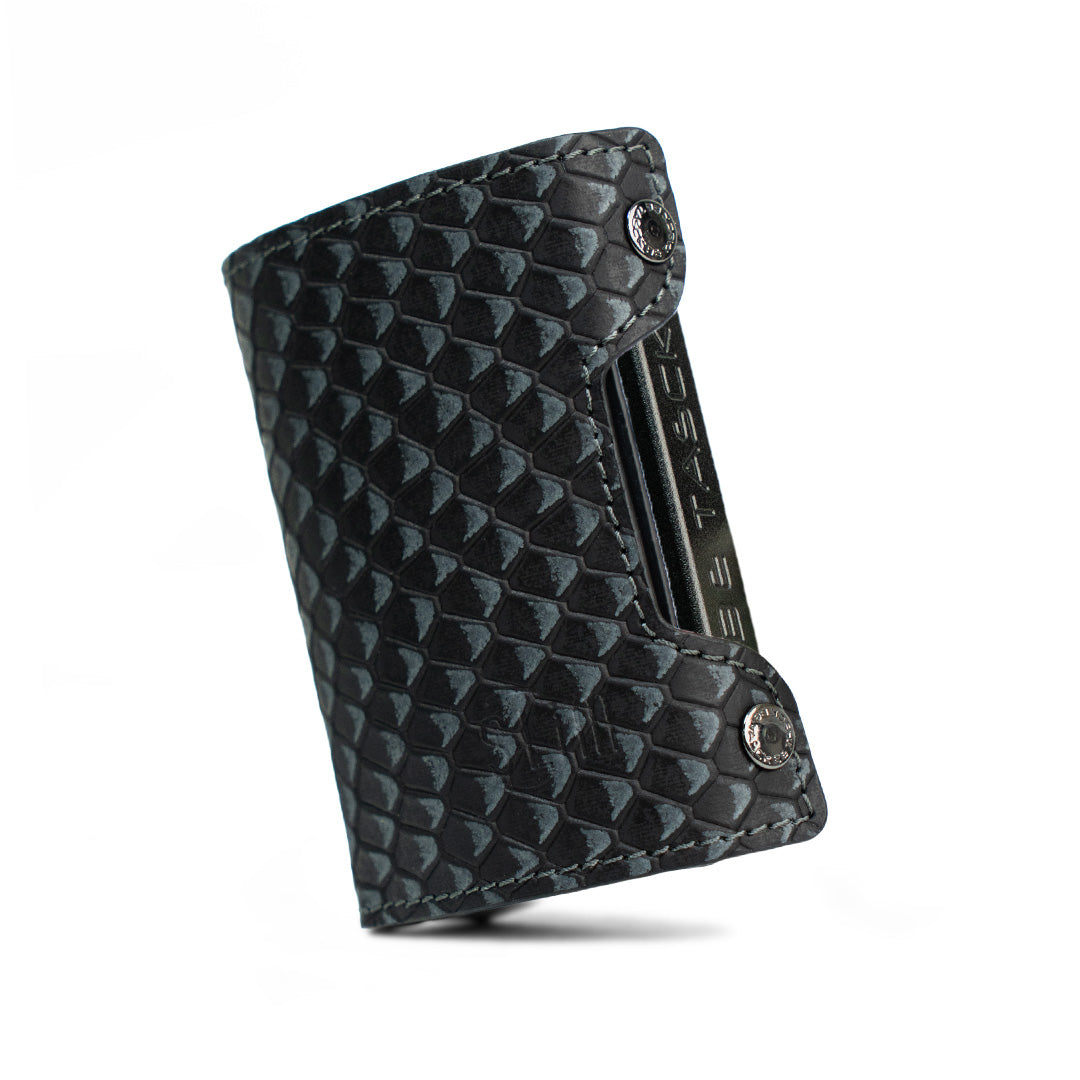 SLim Be Tasck portafoglio pelle stampa Squalo Blu