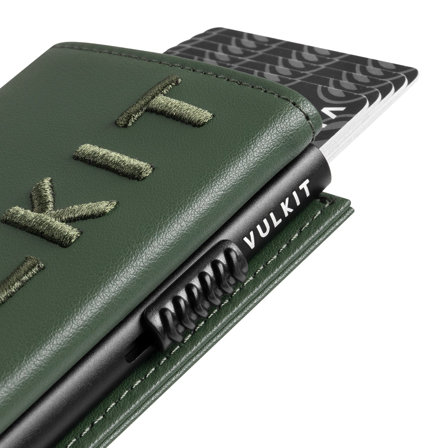 VULKIT Pop Up Wallet VC302 portafoglio marrone RFID zip