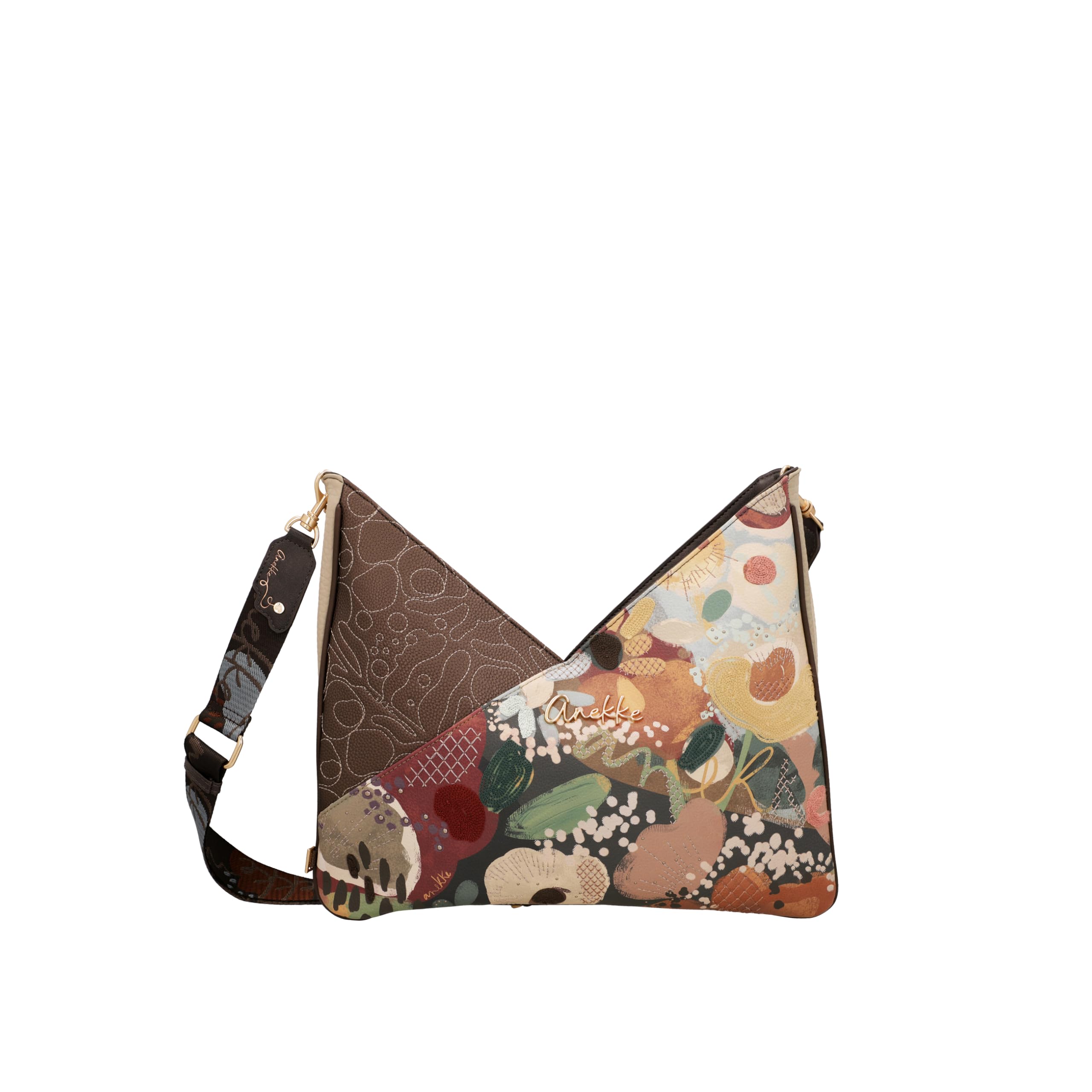 Anekke Blossom borsa tracolla grande leggera regolabile