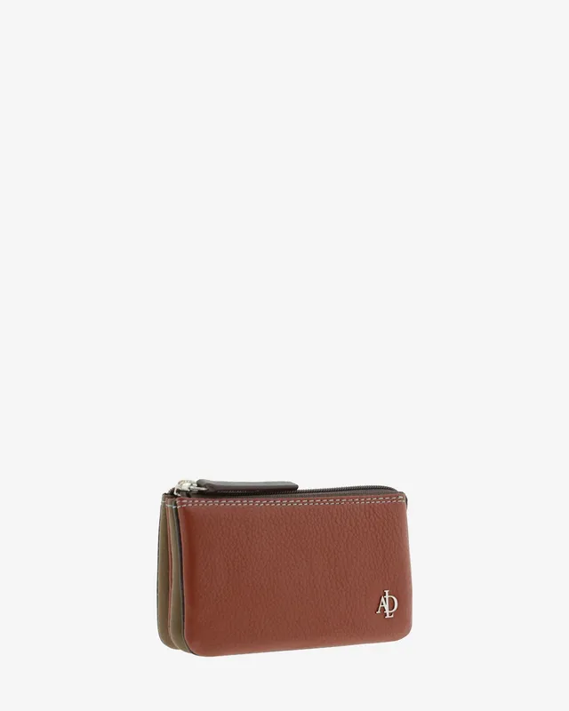 Adapell Affinità portamonete pelle bronzo zip