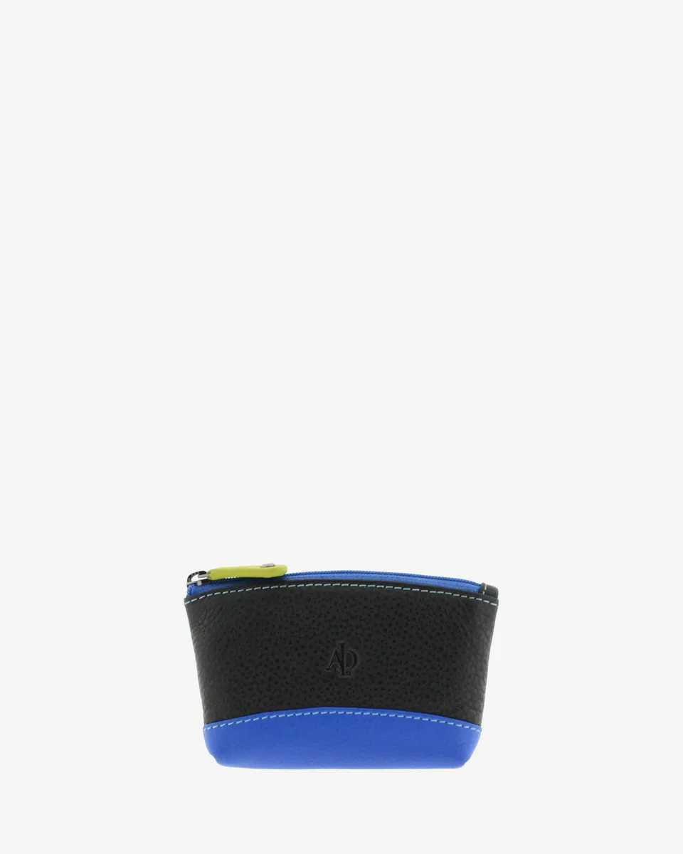 Adapell 8014-C portamonete piccolo nappa nero con anello chiavi