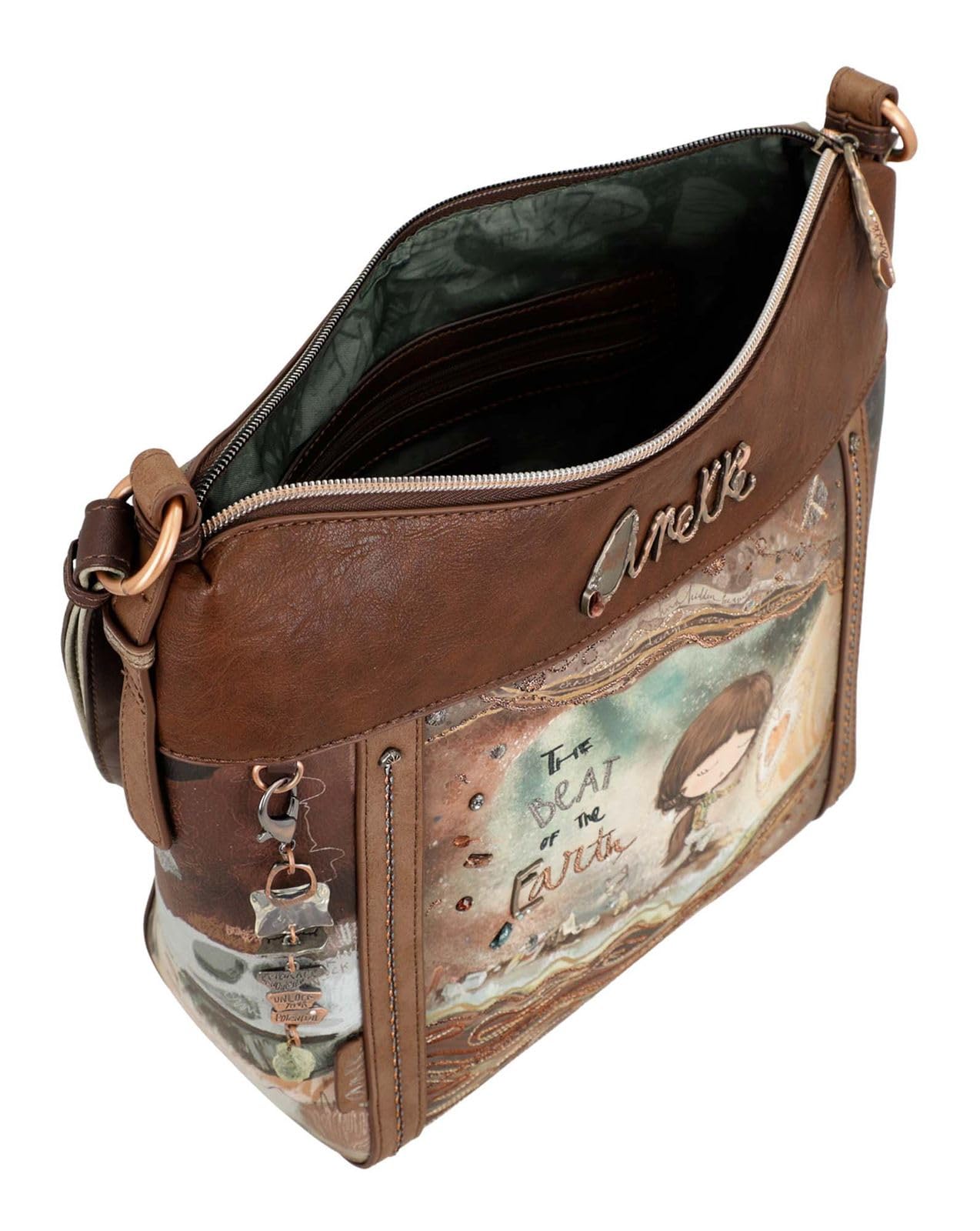 Anekke Core Grande Bandolera Borsa a Tracolla 4 Tasche Donna